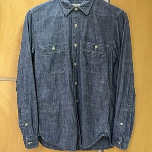 J Crew Chambray 1920's Work Shirt
